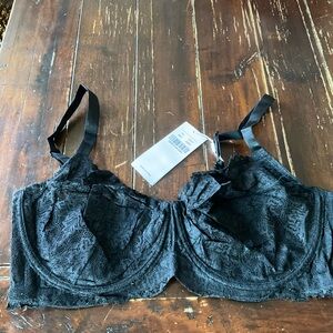 Black Lace Bra 46C